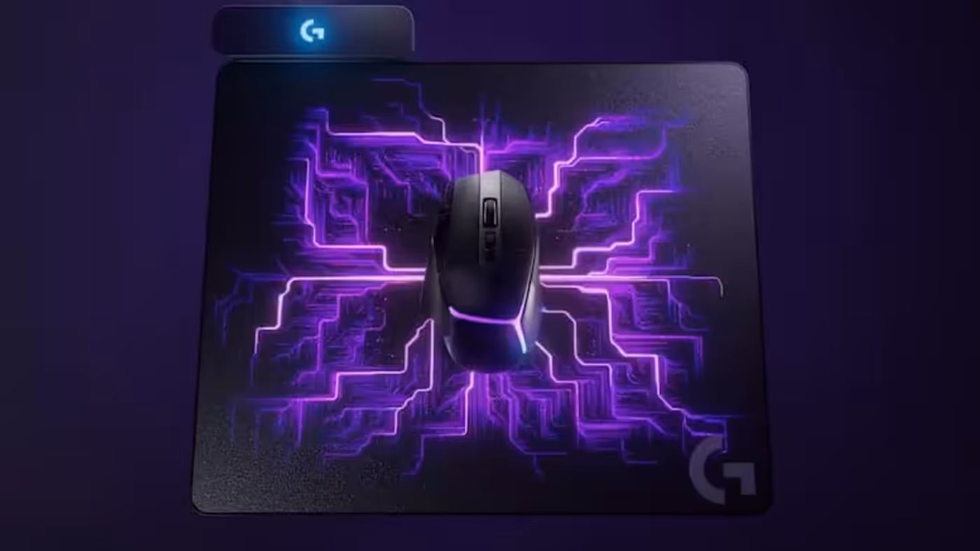 POWERPLAY compatible wireless charging setup for the G502 X PLUS mouse