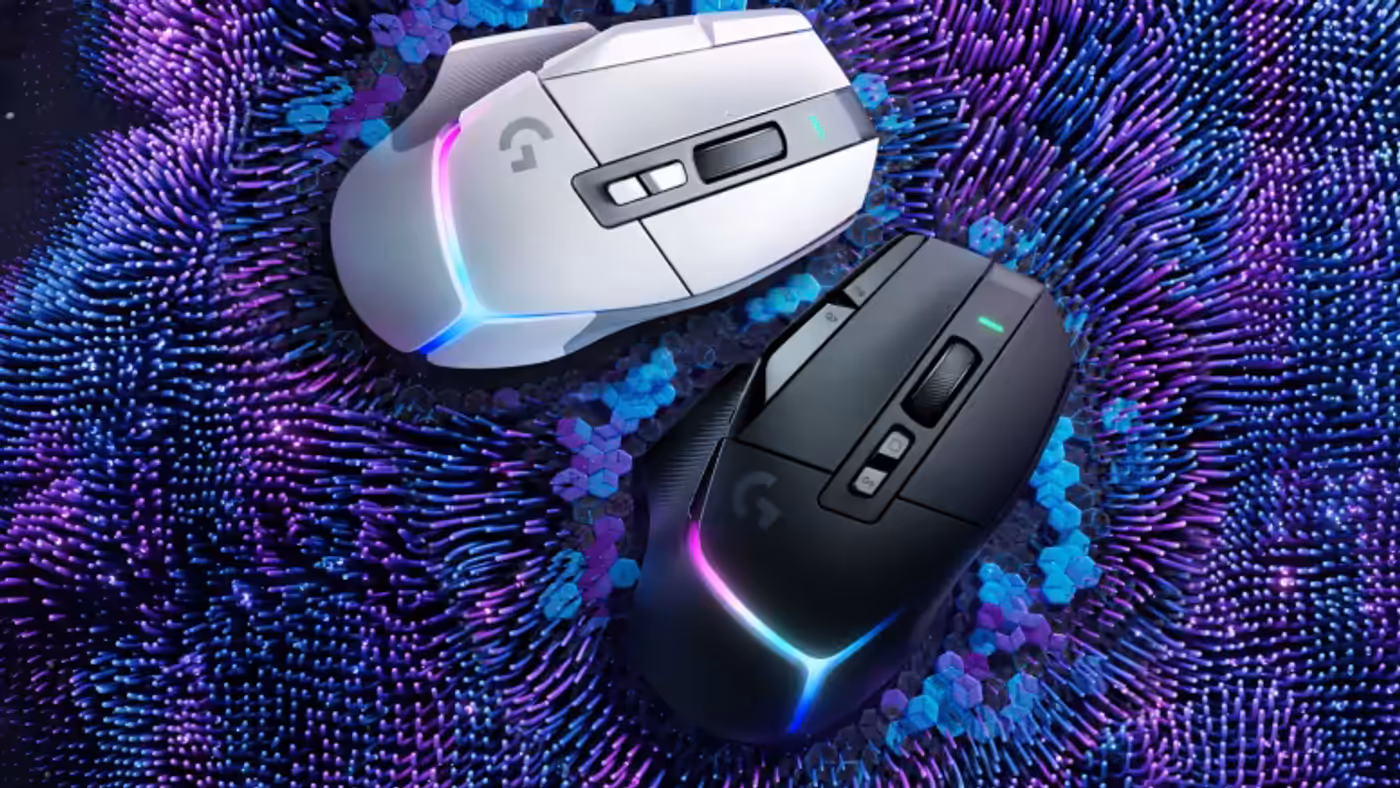 G502 X mouse available in black and white colorways for gaming setups