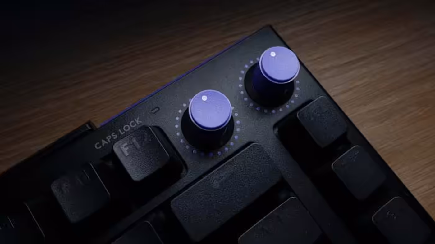 Close up view of the programmable turn dials for system control