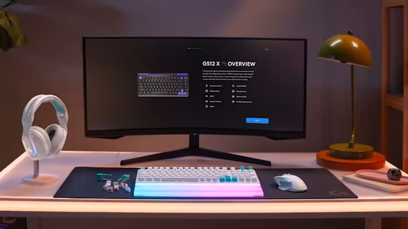 Software interface showing G HUB advanced customization options