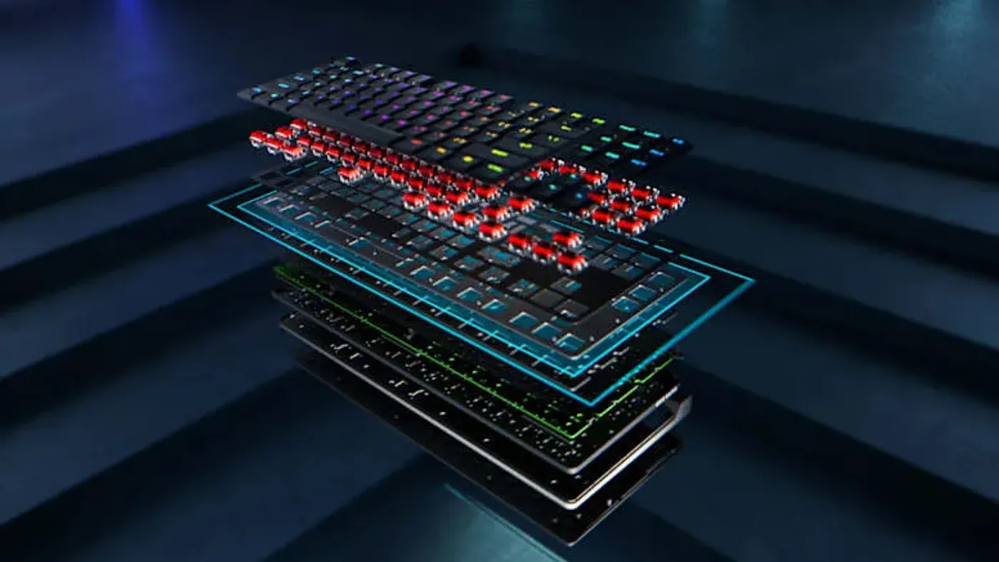Durable stainless steel top plate design for keyboard stability