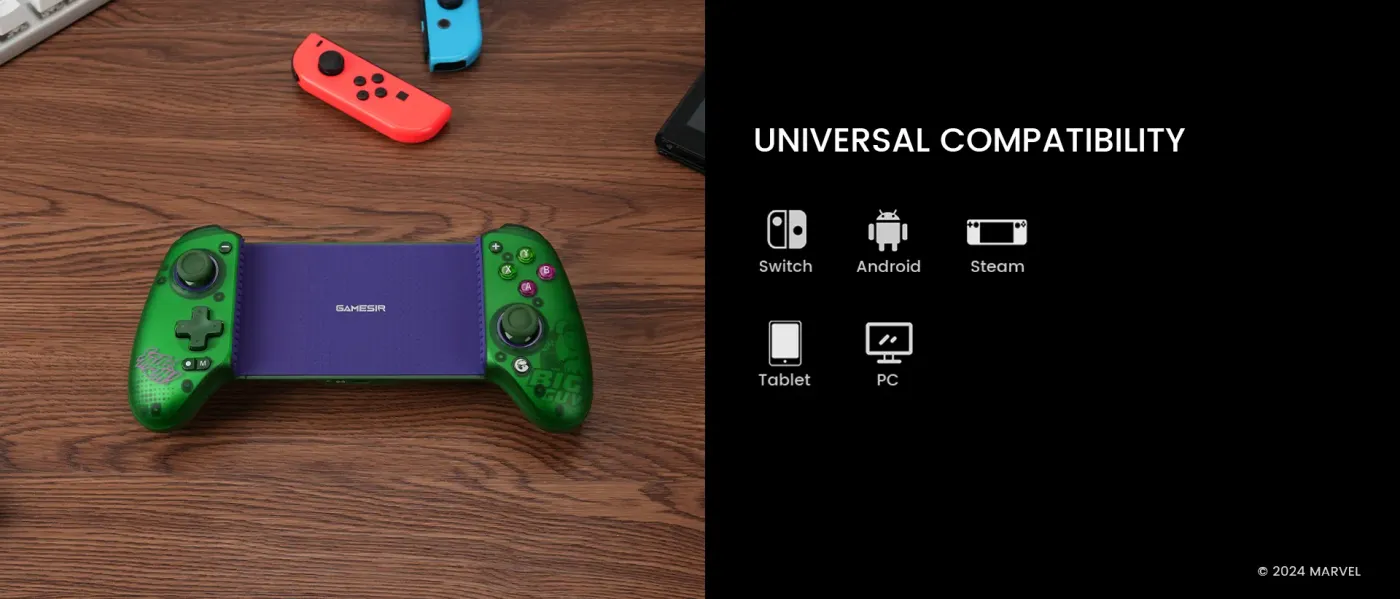 PC connection options for the G8 Plus Hulk Edition