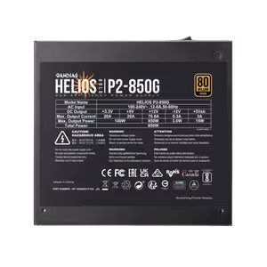 GAMDIAS Helios 850W Gold Gaming PC PSU | 80 Plus Gold ATX 3.1 - image 2