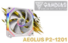 Gamdias AEOLUS P2-1201 White 120mm Case Fan - Cableless Daisy Chain - image 1