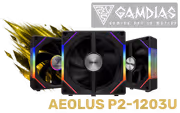 Gamdias AEOLUS-P2-1203U ARGB PWM Case Fan – Swappable Blades - image 1