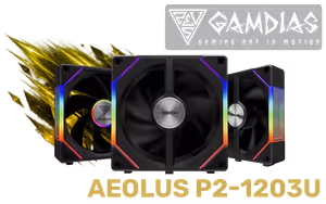 Gamdias Aeolus P2 1203U Case Fan - Image 1