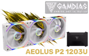 Gamdias AEOLUS P2 1203U RGB 120mm 3-Pack Fans - image 1