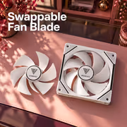Gamdias AEOLUS P2-1201 White 120mm Case Fan - Cableless Daisy Chain - image 6