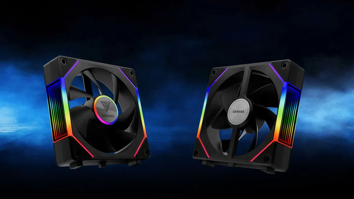 Gamdias P2 1203 RGB Case Fan Aesthetic Design