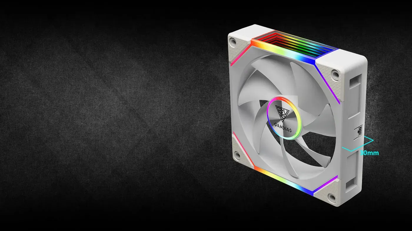 Gamdias Aeolus P2 Fans with Superior 30mm Thickness