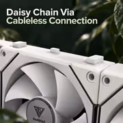 Gamdias AEOLUS-P2-1203-WH 120mm RGB 3-Pack Fans - image 2
