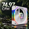 Gamdias AEOLUS-P2-1203-WH 120mm RGB 3-Pack Fans - image 4