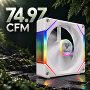 Gamdias AEOLUS-P2-1203-WH 120mm RGB 3-Pack Fans - image 4