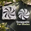 Gamdias AEOLUS-P2-1203-WH 120mm RGB 3-Pack Fans - image 6