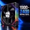 Gamdias AEOLUS-P2-1203U ARGB PWM Case Fan – Swappable Blades - image 4