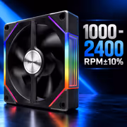 Gamdias AEOLUS-P2-1203U ARGB PWM Case Fan – Swappable Blades - image 4