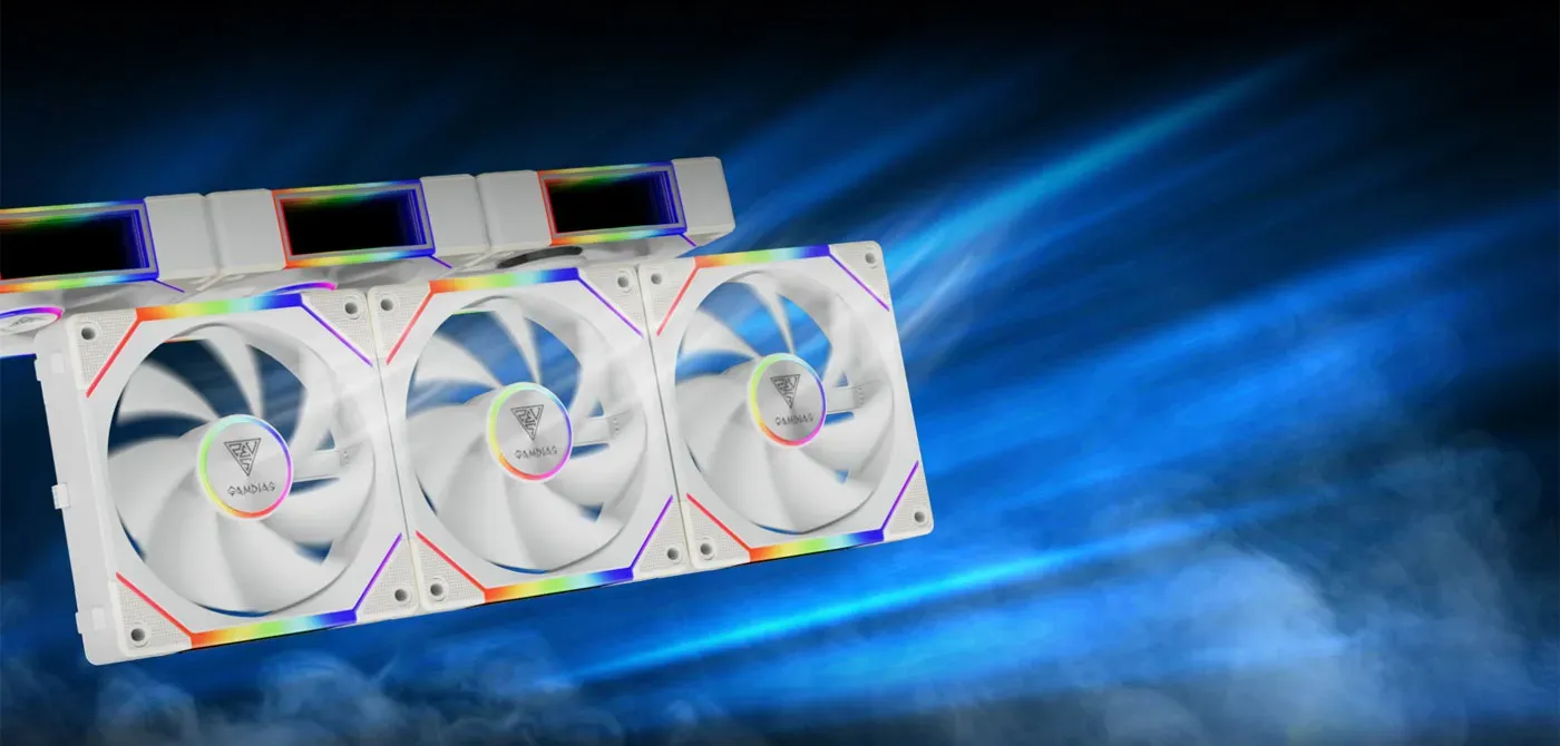 Gamdias Aeolus P2 1203U RGB Case Fans - Overview