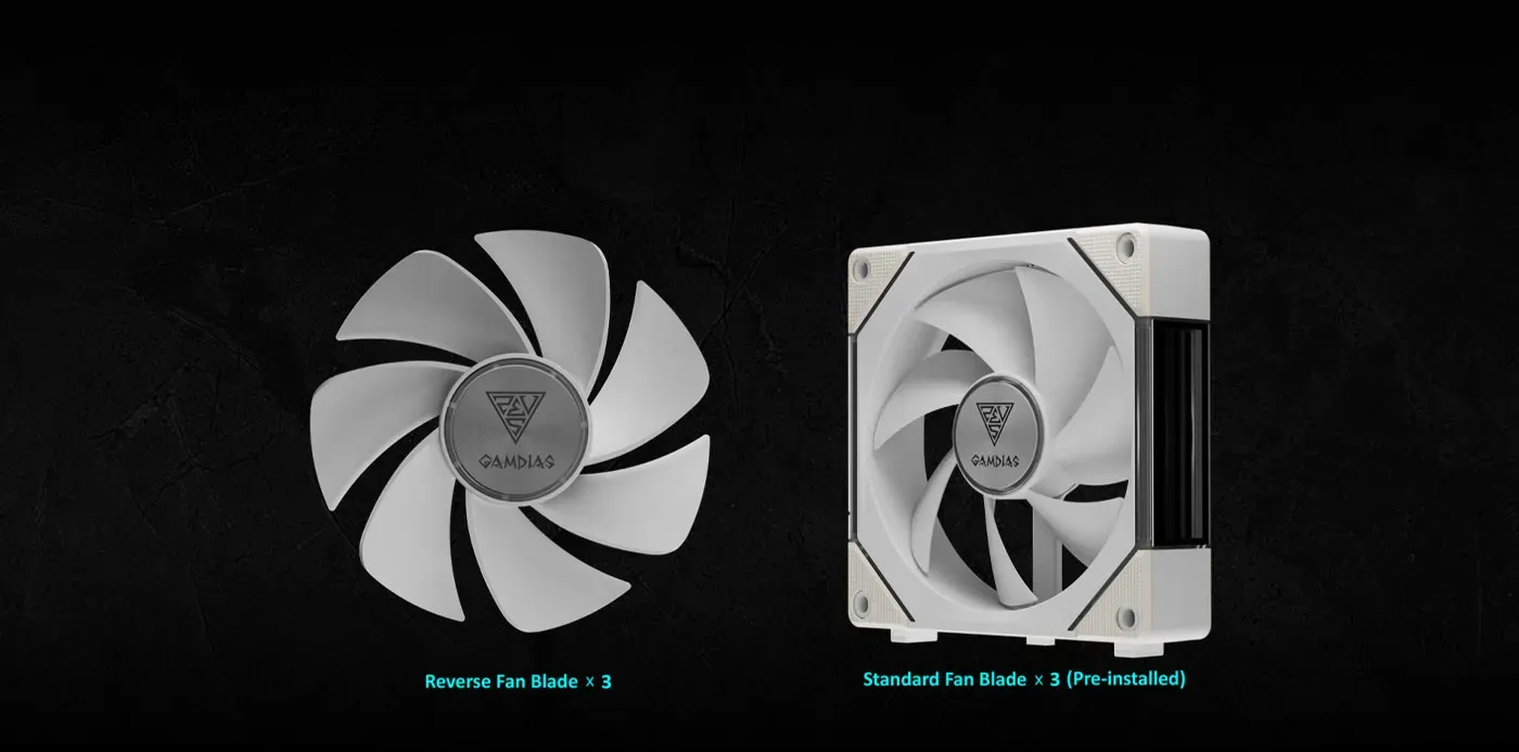 Gamdias Aeolus P2 Interchangeable Fan Blades