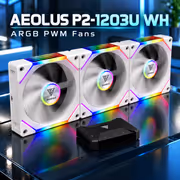 Gamdias AEOLUS P2 1203U RGB 120mm 3-Pack Fans - image 2