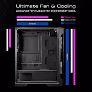 Gamdias APOLLO E2 Elite Mid-Tower Tempered Glass Case (Black) - image 13