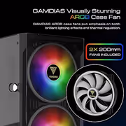 Gamdias APOLLO E2 Elite Mid-Tower Tempered Glass Case (Black) - image 14