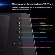 Gamdias APOLLO E2 Elite Mid-Tower Tempered Glass Case (Black) - image 17