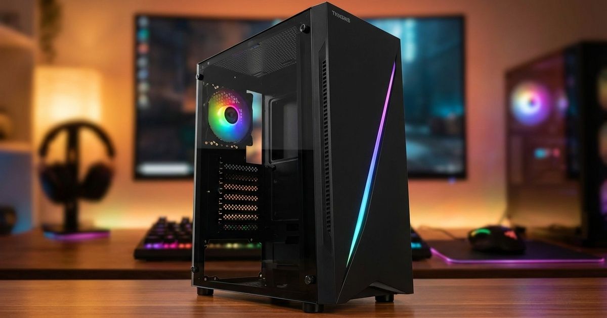 Gamdias ARGUS E5 Gaming Case — Tempered Glass, ARGB Sync | Evetech