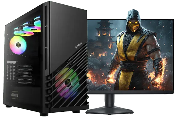 RYZEN 5 9600 5.1GHz RX 7600 XT 16GB DDR5 Gaming PC