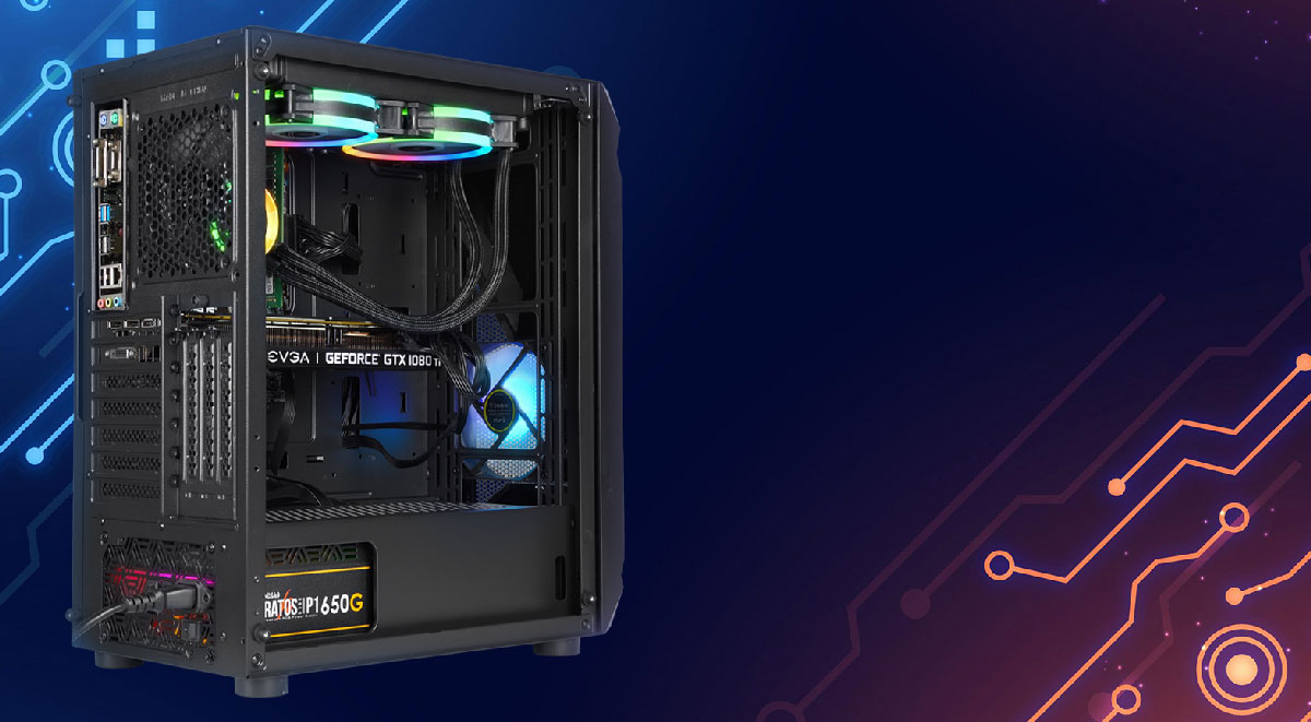 Gamdias ATHENA E1 Elite Gaming Case - Expansion Options Desktop