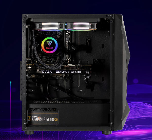 Gamdias ATHENA E1 Elite Gaming Case - Sync Lighting Mobile