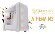 GAMDIAS ATHENA M3 WH E-ATX Mid Tower Gaming PC Case - image 1