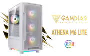 Gamdias Athena M6 Lite ATX Gaming Case (White) - image 1