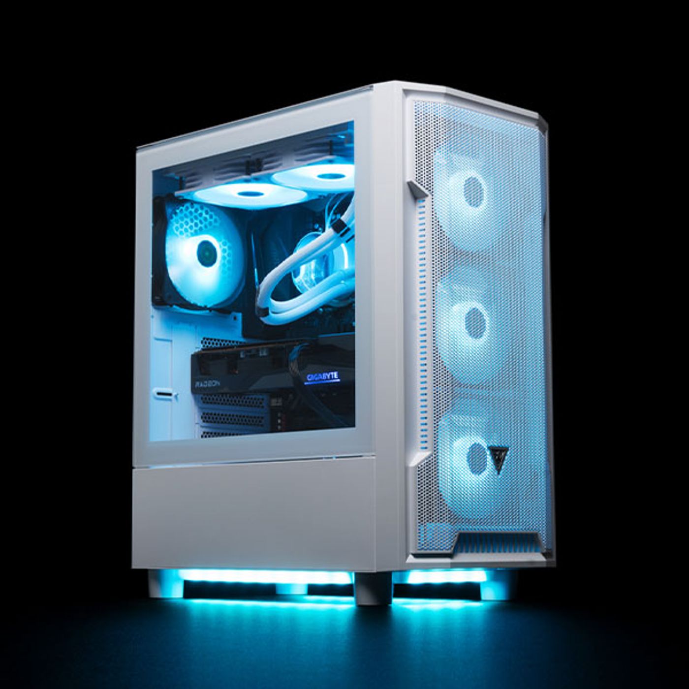 Demonstration of the ARGB control feature on the Gamdias Athena M6 Lite case