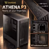 GAMDIAS ATHENA P3 Mid Tower Case - Black | 4x 140mm Fans - image 13