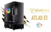GAMDIAS ATLAS E1 ATX Mid Tower PC Case with ARGB Fans - image 1