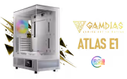 GAMDIAS ATLAS E1 WH ATX Mid Tower PC Case - White - image 1