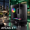 GAMDIAS ATLAS E1 ATX Mid Tower PC Case with ARGB Fans - image 3