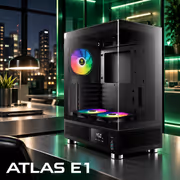 GAMDIAS ATLAS E1 ATX Mid Tower PC Case with ARGB Fans - image 3