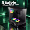 GAMDIAS ATLAS E1 ATX Mid Tower PC Case with ARGB Fans - image 4
