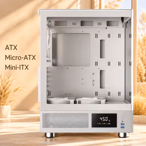 GAMDIAS ATLAS E1 WH ATX Mid Tower PC Case - White - image 5