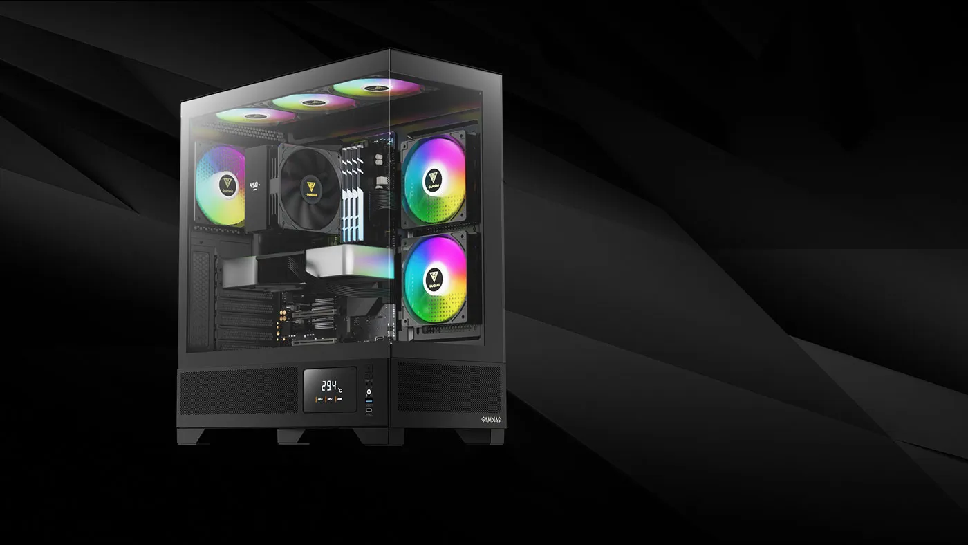 Gamdias Atlas M1 Gaming Case Visuals - Desktop View