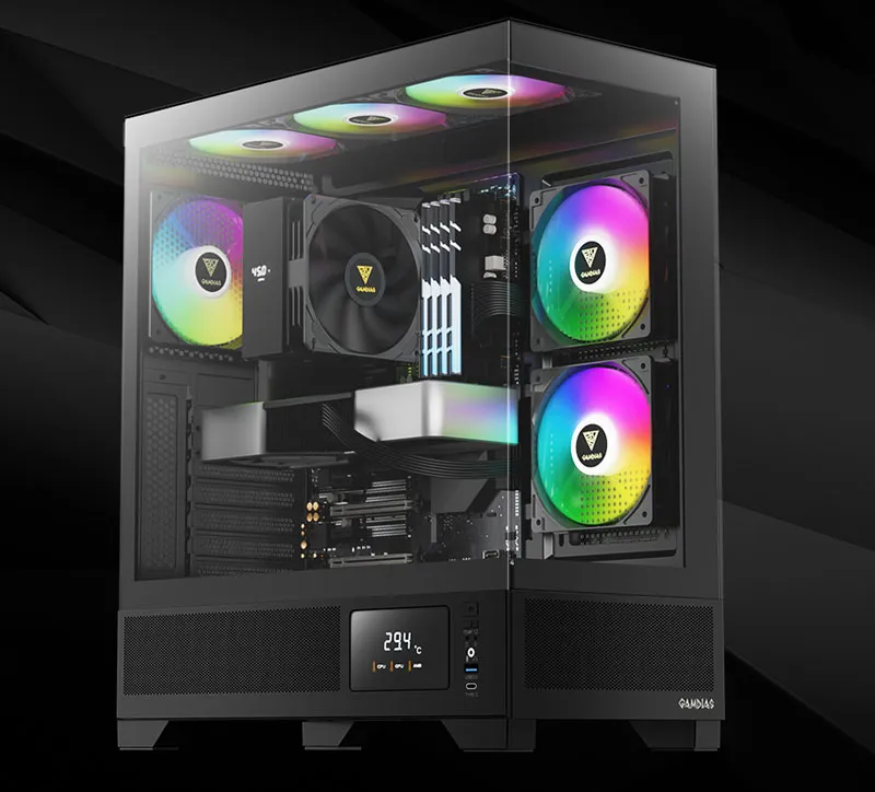 Gamdias Atlas M1 Gaming Case Visuals - Mobile View