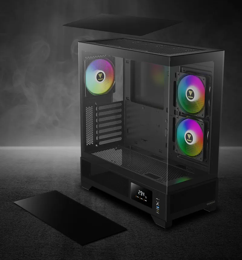 Gamdias Atlas M1 Gaming Case Dust Resistance - Mobile View