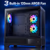 Gamdias ATLAS-M1 Tempered Glass ATX Gaming Case - image 4