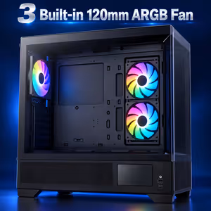 Gamdias ATLAS-M1 Tempered Glass ATX Gaming Case - image 4