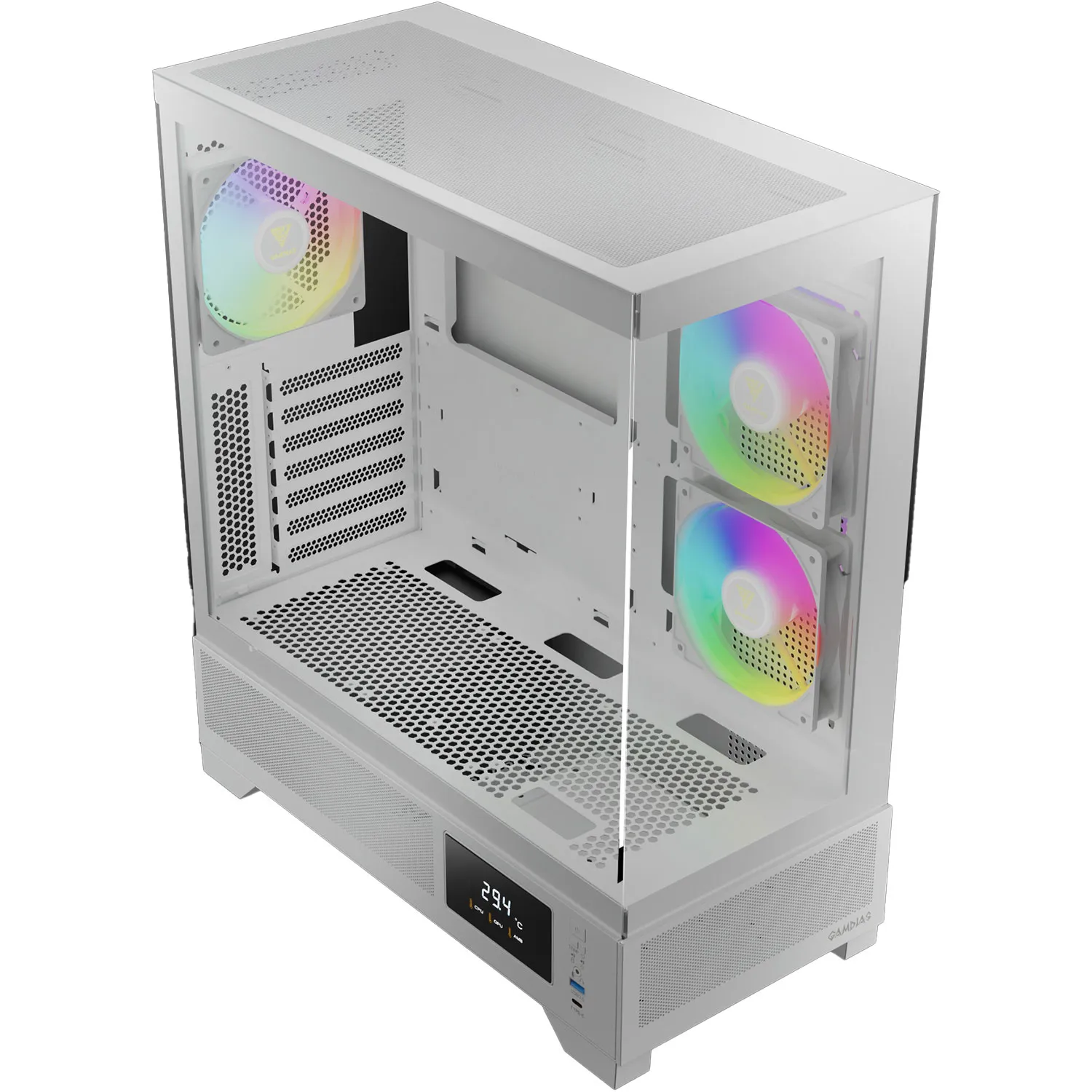 Gamdias Atlas M1 Gaming Case White