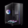 GAMDIAS ATLAS M4 Mid Tower Case - Black | 4x ARGB Fans - image 3