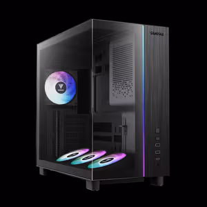 GAMDIAS ATLAS M4 Mid Tower Case - Black | 4x ARGB Fans - image 3