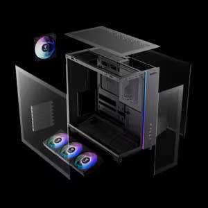 GAMDIAS ATLAS M4 Mid Tower Case - Black | 4x ARGB Fans - image 8
