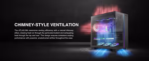 GAMDIAS ATLAS M4 Mid Tower Case - Black | 4x ARGB Fans - image 11